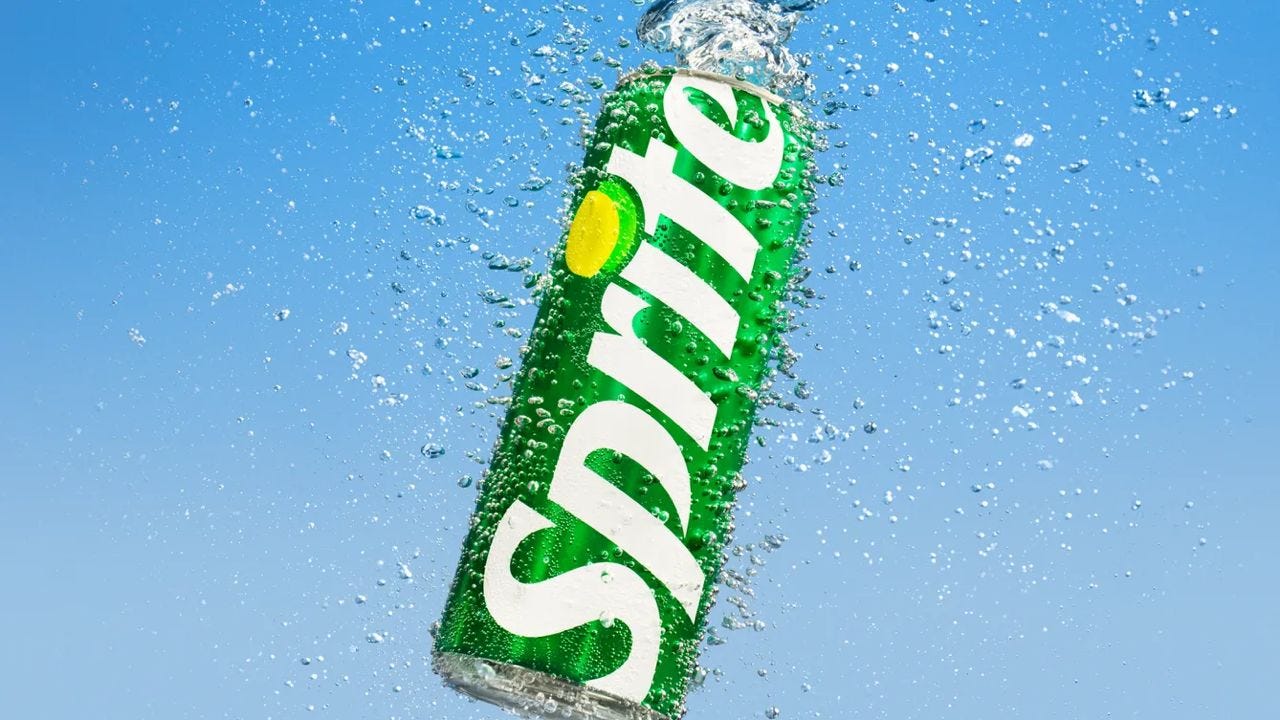 Sprite new logo on a can